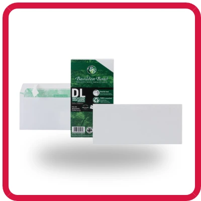 Basildon Bond DL Envelopes Wallet Peel and Seal 120gsm 