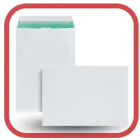Basildon Bond White C4 Peel and Seal Recycled Envelopes