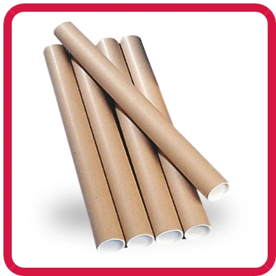 Postal Tube 450x76mm Brown Kraft (Pack of 12)