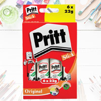 Pritt Stick 22g Glue Sticks (Pack of 6)