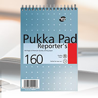 Pukka Pad Small Reporters Notebook (Pack of 3)
