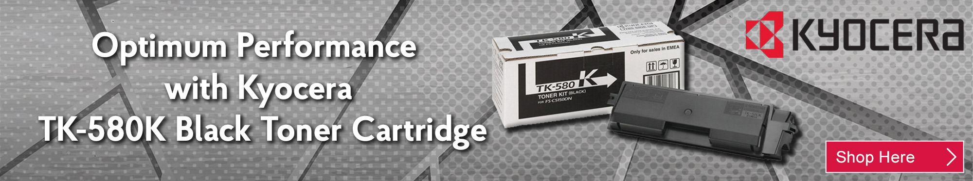 Kyocera TK-580K Black Toner Cartridge