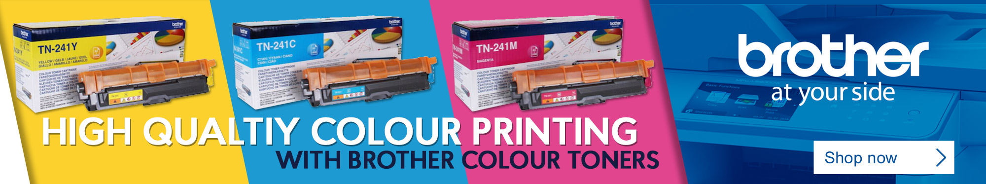 High Quality Colour Printing with Brother Colour Toners