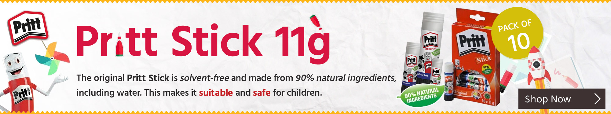 Pritt Stick - A Suitable and Safe Choice For Children