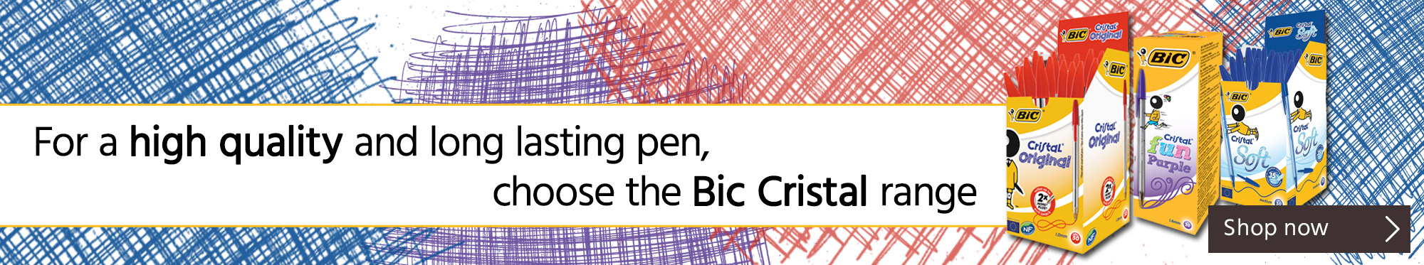 For a High Quality and Long Lasting Pen, Choose the Bic Cristal Range