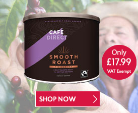 Cafe Direct Fairtrade Medium Roast Instant Coffee 500g Tin