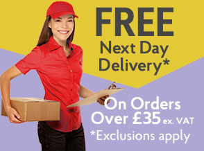 Free Next Working Day Delivery on all orders over £50 - T&Cs apply.