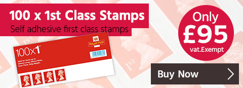 100 x 1st Class Stamps