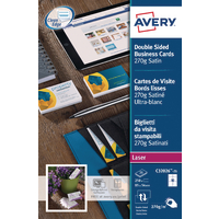 Avery Business Cards, 260gsm, Pack 200<TAG>TOPSELLER</TAG>