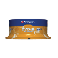 Verbatim DVD-R 4.7GB Silver Discs <TAG>TOPSELLER</TAG>